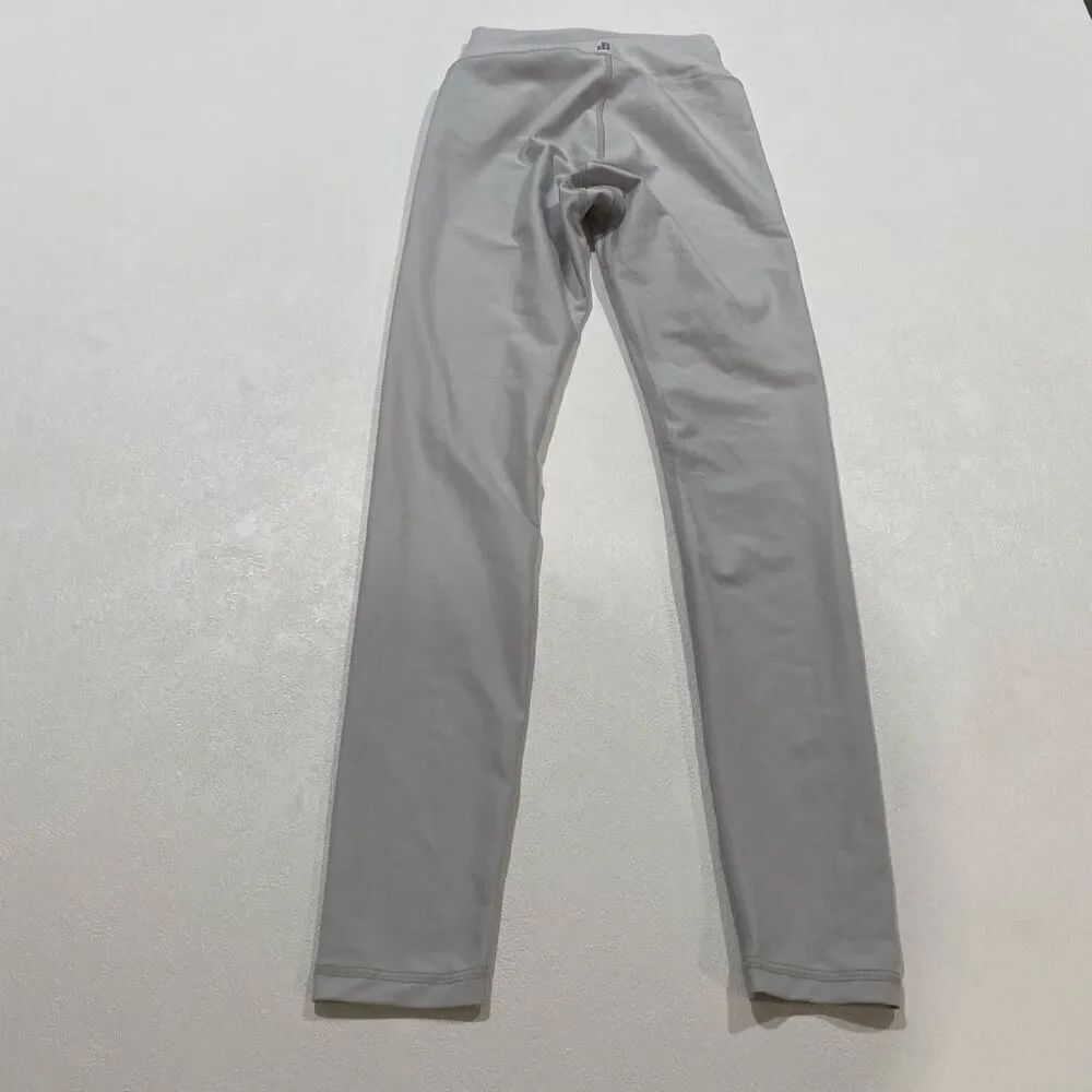 WeWoreWhat Gray Lace-Up High Waist Leggings XS Stretch Athleisure
